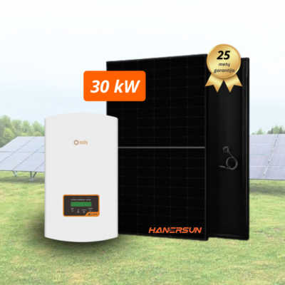 Antžeminė saulės elektrinė 30 kW