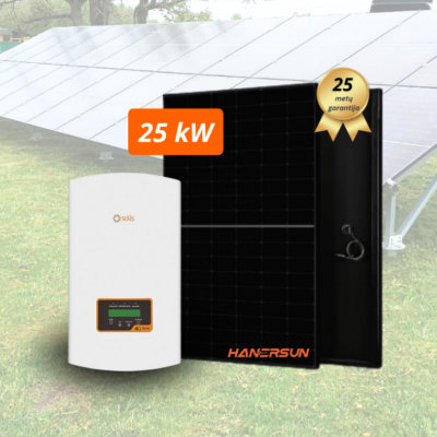 Antžeminė saulės elektrinė 25 kW