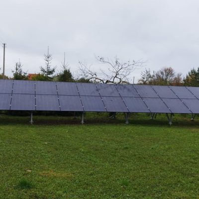 10 kW antžeminė saulės elektrinė