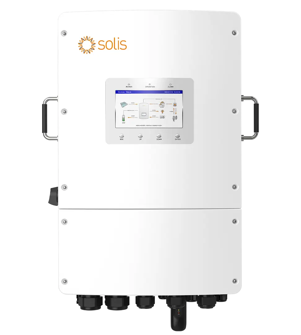12 kW Solis LV trifazis hibridinis inverteris, 2 MPPT - S6-EH3P12K02-NV-YD-L