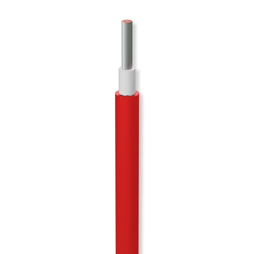 Leader kabelis raudonas 1m. (6mm²)
