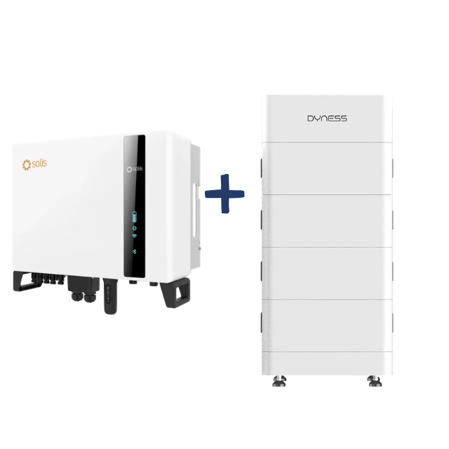 10 kW Solis hibridinis inverteris + Dyness Tower S3 kaupiklis, HV