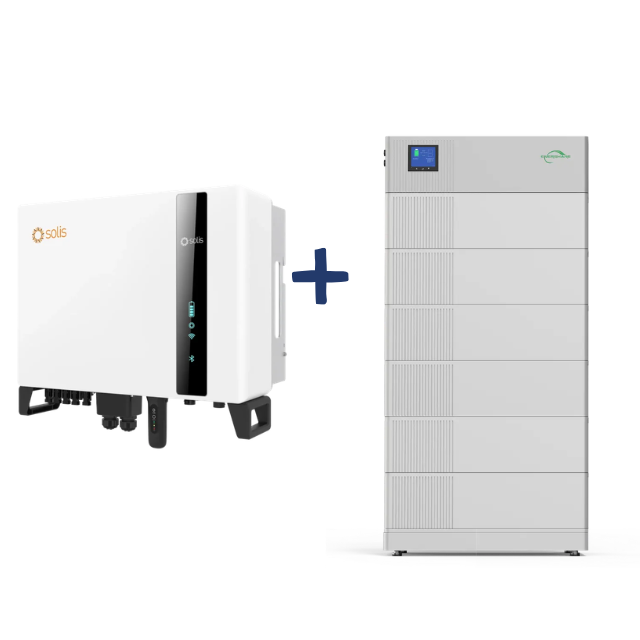 10 kW Solis hibridinis inverteris + Enershare Energy-Core kaupiklis, HV