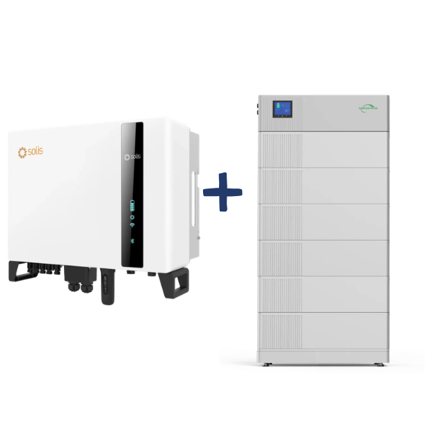 10 kW Solis hibridinis inverteris + Enershare Energy-Core kaupiklis, HV