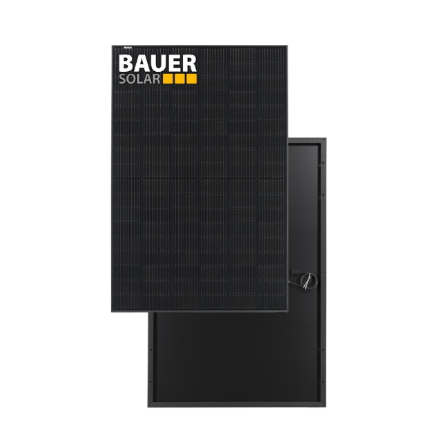 460 W Bauer Solar Glass-Glass Pure N-Type Bifacial saulės modulis BS-96G12HBT-GG